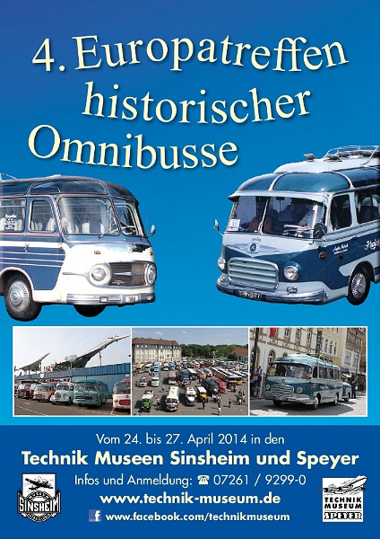 Omnibustreffen2014 in
            Sinsheim und Speyer